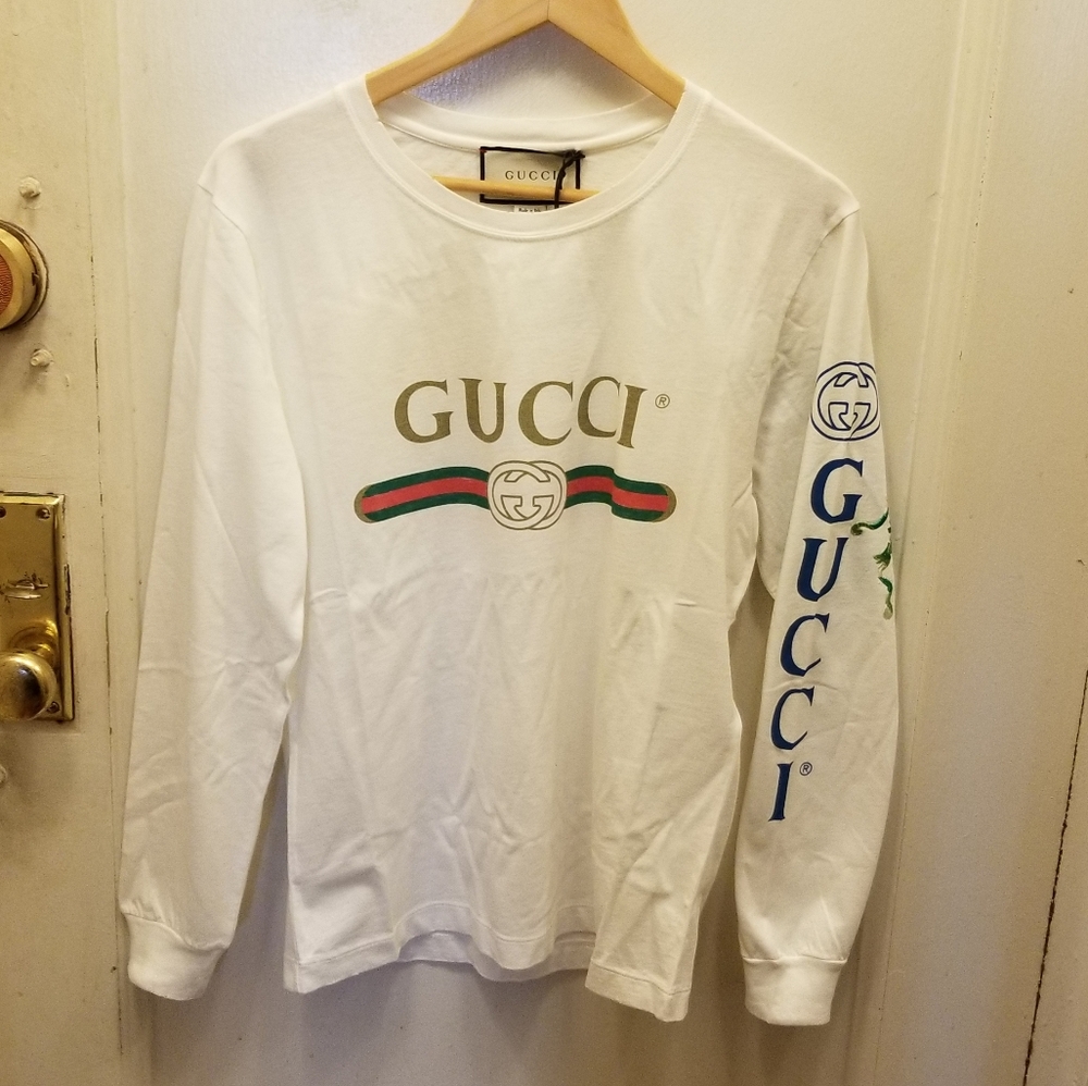 Gucci  Logo Long Sleave T-shirt top